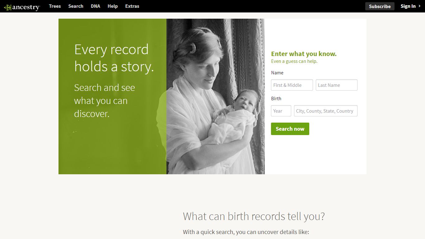 Ancestry.com.au - Birth Records